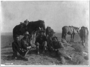 On the Custer outlook by Curtis, Edward S., 1868-1952, photographer ...