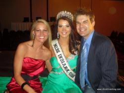 Allison Biehle, Miss Indiana USA 2010 - getting quote & Katherine Cain