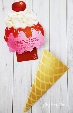 ... sweetest way to thank your teacher with the perfect summer time treat