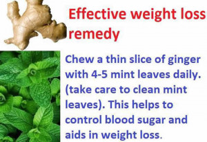 Chew a thin slice of ginger with 4-5 mint leaves daily. This helps to ...