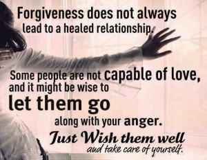 Letting go of anger