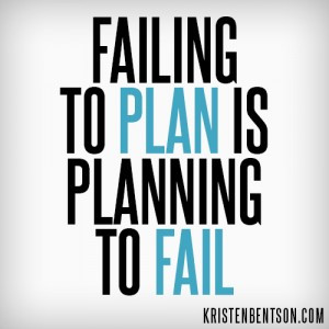 Failing to Plan is Planning to Fail | YouAnew Lifestyle Nutrition