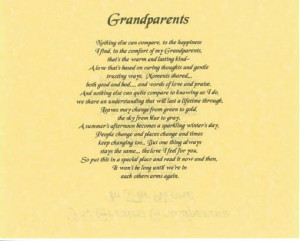 Happy Grandparents Day Poems