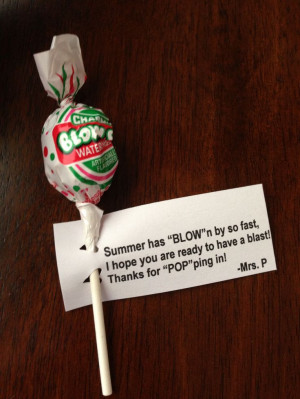 Open House idea before school starts. Great little gift for the ...