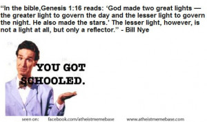 ... bill nye you got schooled quotes bible quotes genesis science bill nye