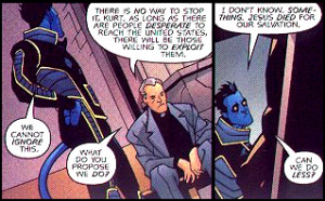 ... Wagner (the X-Man known as Nightcrawler) expresses his faith openly