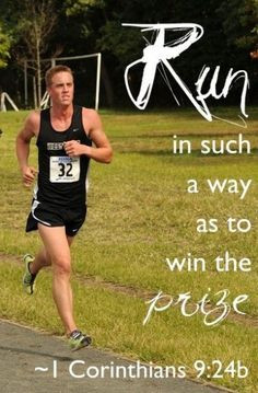 Winning a race requires purpose and discipline... As Christians we are ...