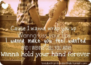 Gosh dang, Hunter Hayes has some of the cutest lyrics! Only country ...