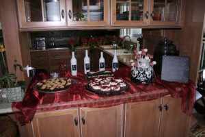 Party: Delicious Bridal Shower Cakes On A Countertop With Romantic ...