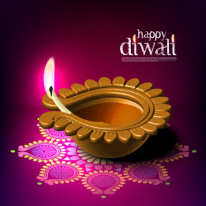 Happy Diwali Best Wishes Diya Wallpaper Greeting Card & Quotes