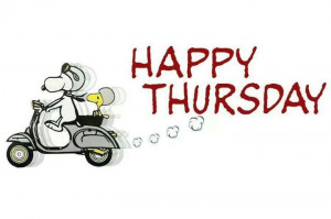 Snoopy Happy Thursday