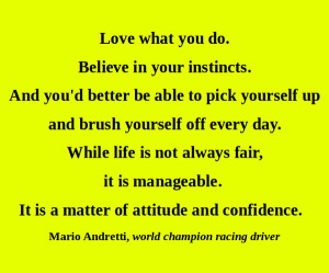 Artful Quotes: Mario Andretti - Day 274
