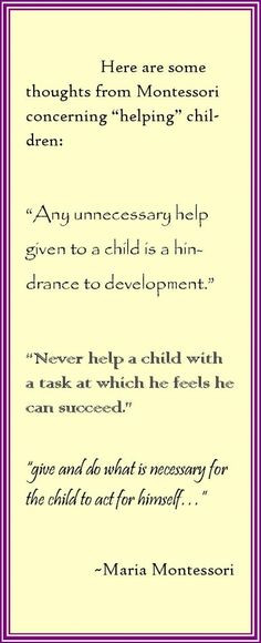 Quotes for Montessori Teachers