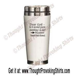 ... items with this design in our Second Guess Everything Quote section