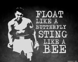 ... Muhammad Ali Wall Fitness Decal Quote Gym Kettlebell Crossfit Boxing