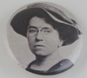 Emma Goldman button, emma goldman pin-back button, anarchist button ...