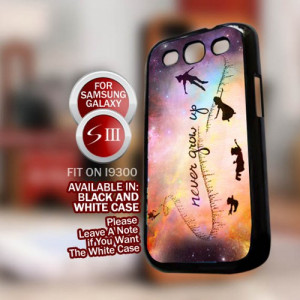 Disney New Peter Pan Quote for Samsung Galaxy S3 case Cover