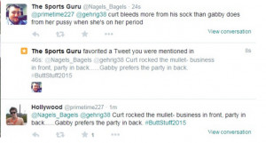 So Schilling went Dadmode. He tracked down who these guys were and put ...