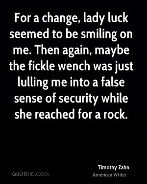 Timothy Zahn Change Quotes