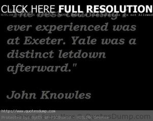 john knowles picture Quotes 4