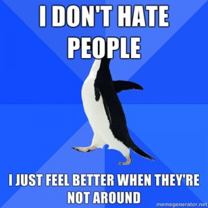 Socially Awkward Penguin.