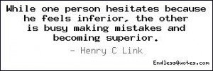 making mistakes and becoming superior henry c link tags mistakes