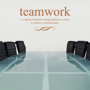 Home » Quotes » Teamwork Defined - Quote - Wall Decals
