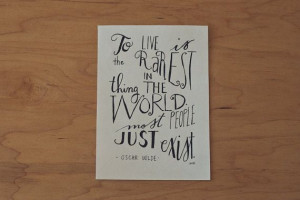 Live Quote Life Quote Adventure Quote Oscar by heytheredesign, $10.00