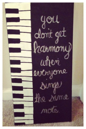 Piano Canvas Quote Painting by MeghansCreations1 on Etsy, $30.00