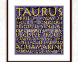 ... Signs Taurus Quotes Digital Decorative Art DIY JPG Print 8