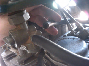 Step3 – Left Line To Petcock