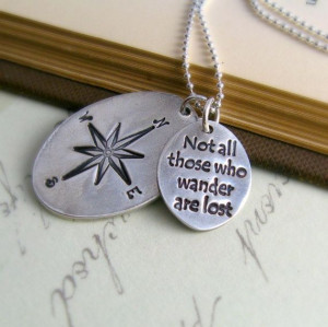 Compass Necklace (cool even though not technically a working compass ...