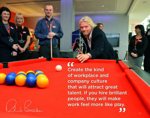 Richard Branson work like play quote