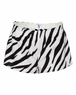 Zebra Print Boxer Shorts