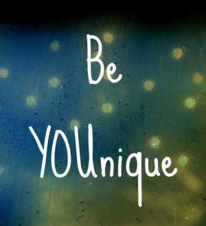 Be YOUnique via StrongInsideOut.com