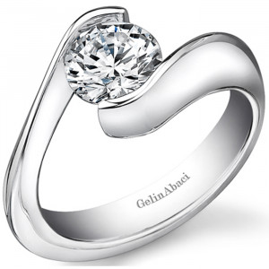 Bypass Tension Engagement Ring Style TR 232 Get a Quote