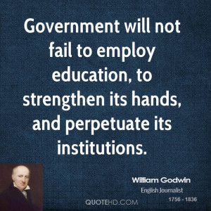 William Godwin Government Quotes