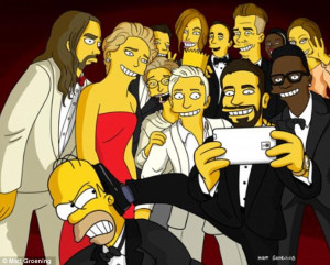 Ugly true story of that Oscar selfie': The Simpsons creator shares ...