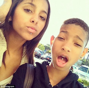 Not the real deal: Willow Smith posted this picture on Instagram this ...