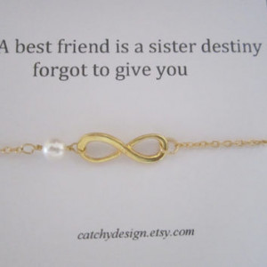 ... Friendship Quote,Inspirational Quote,best friend Infinity Bracelet