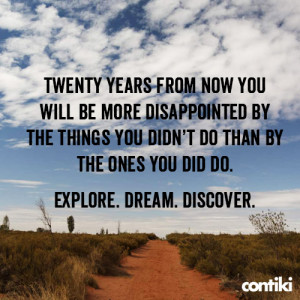 ... is never a place but a new way of seeing things.