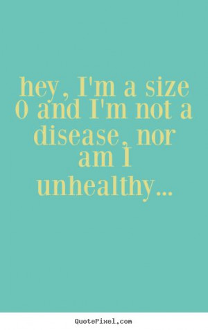 Skinny/slim girl positive quote