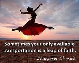 Deep quote about leap of faith