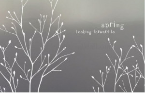 looking forward to spring quotes