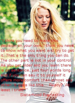 The last book in the Sisterhood of the Traveling Pants series ...