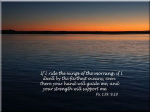 If I Ride the Wings of the Morning – Christian Quote