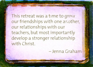 NCS Student Spiritual Retreats areBooked and Set for the Fall!