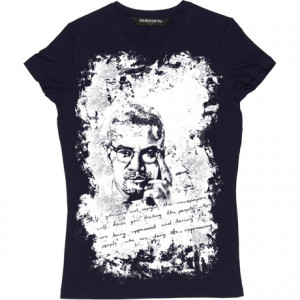 Malcolm X Oppression Quote Navy Blue Women's T-Shirt. The late Malcolm ...