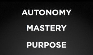 Daniel Pink Autonomy Mastery Purpose