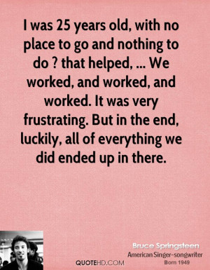 Bruce Springsteen Quotes